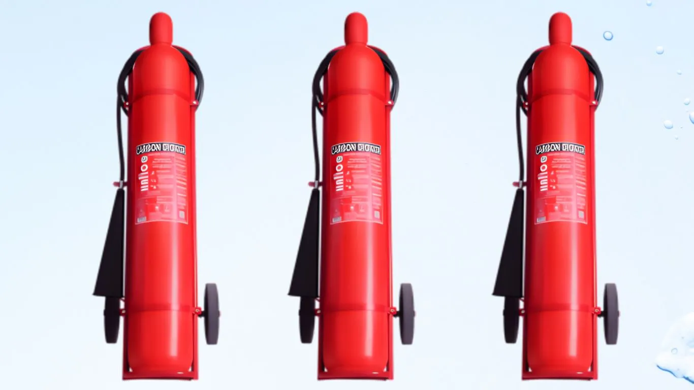 Bình chữa cháy xe đẩy linh hoạt Samwoo 24 ký