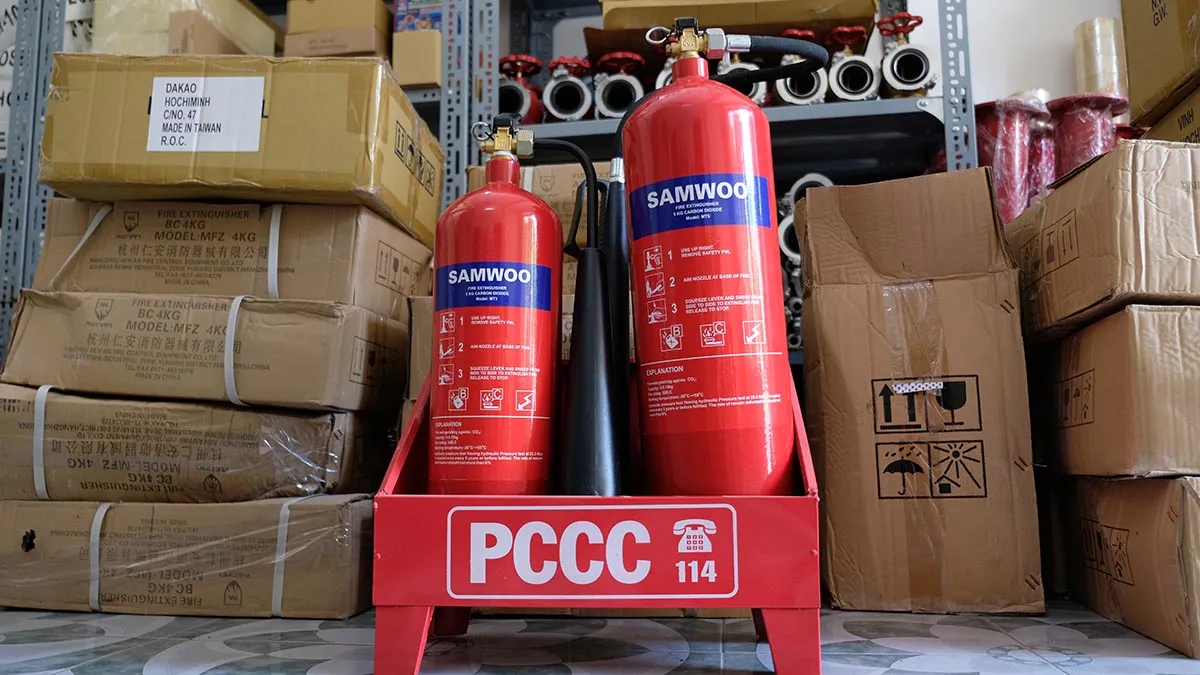 Bình chữa cháy CO2 Samwoo 5 kg