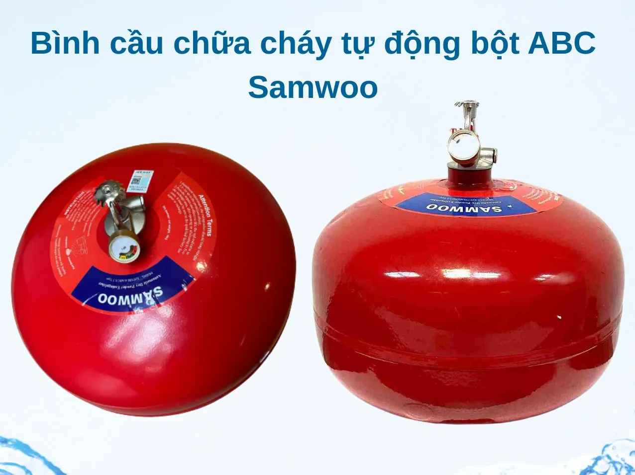Bình cầu chữa cháy tự động bột ABC Samwoo