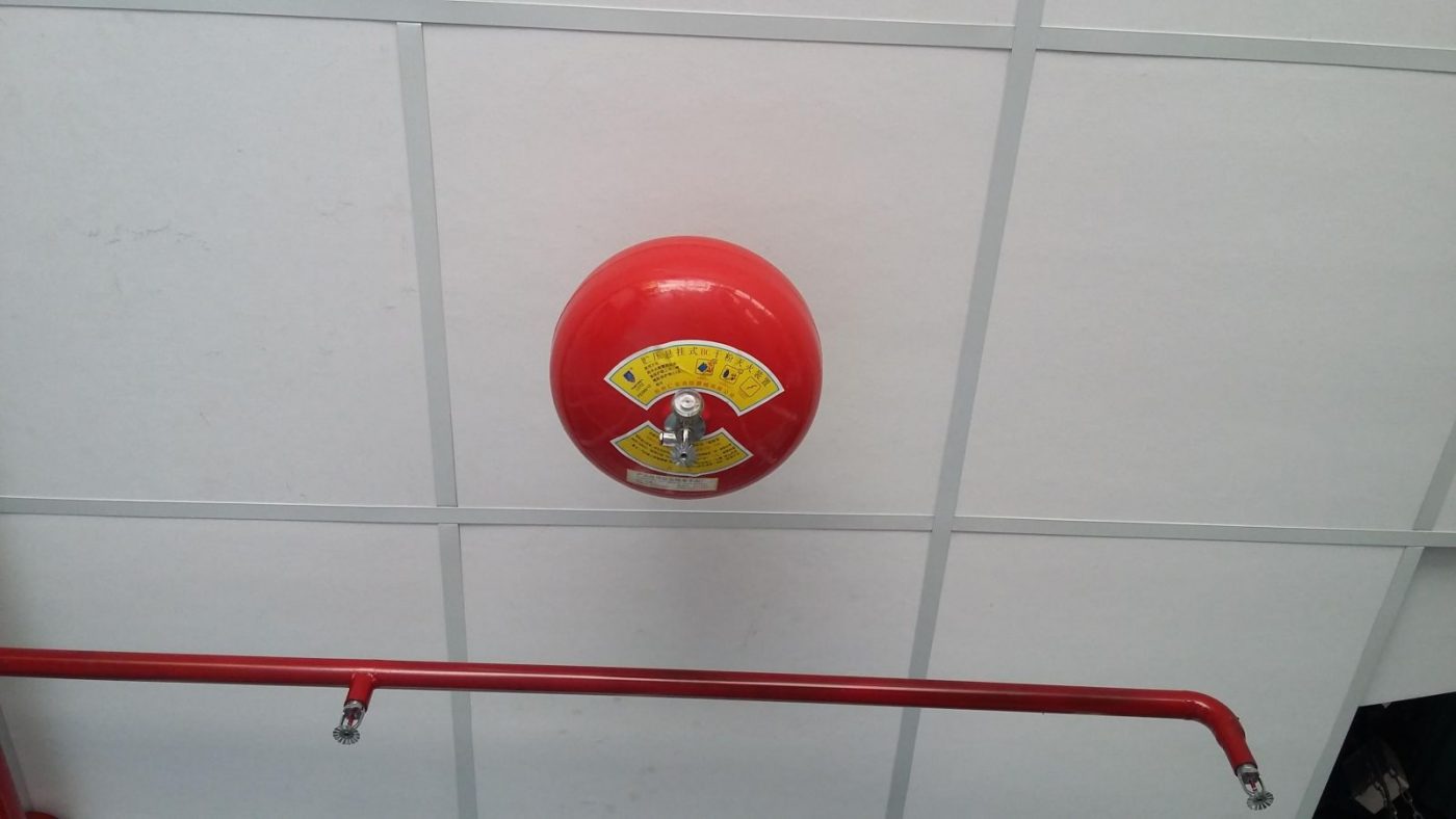 Cách lắp bình chữa cháy tự động