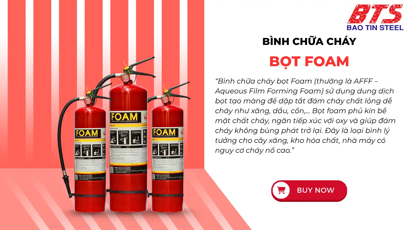 Bình chữa cháy dạng foam