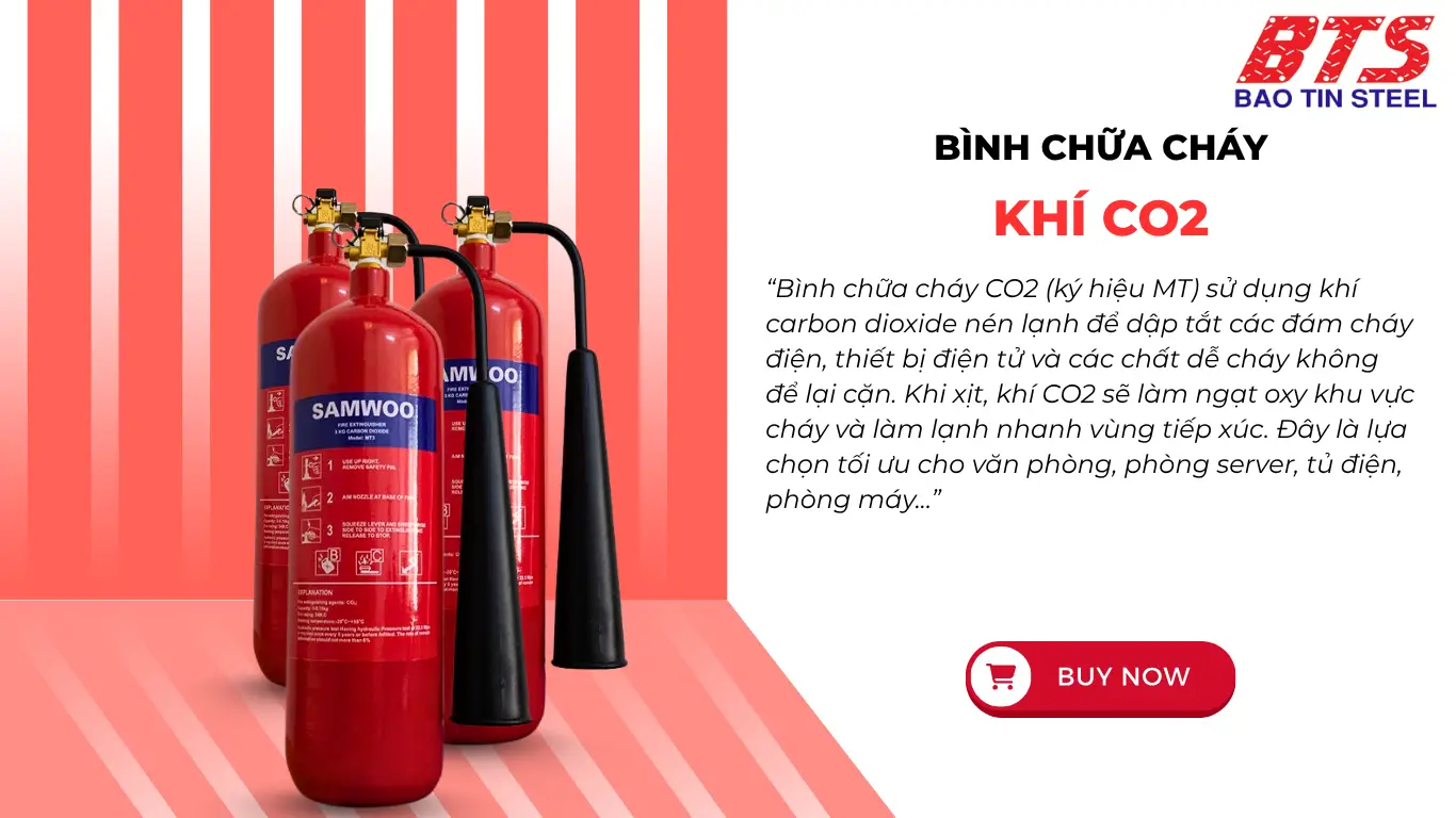 Bình chữa cháy khí CO2