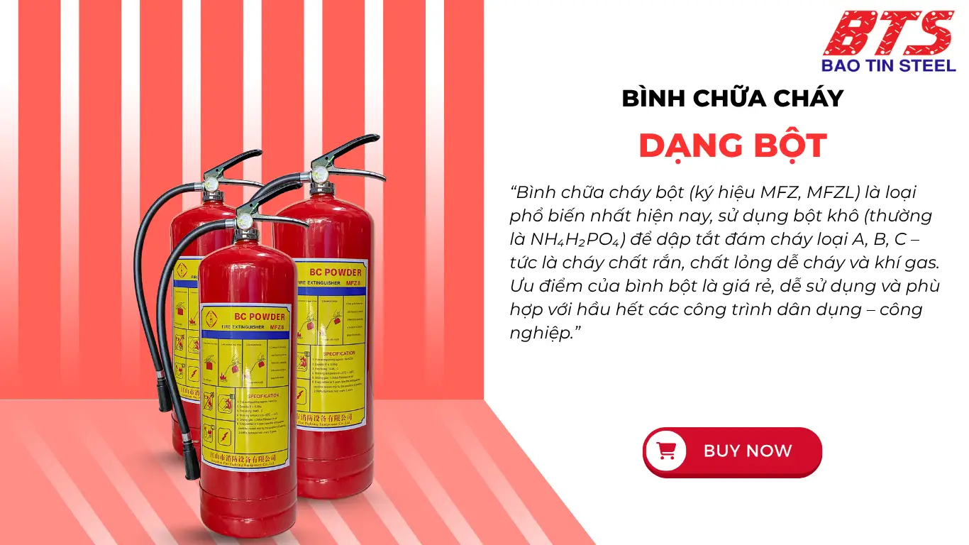 Bình bột chữa cháy