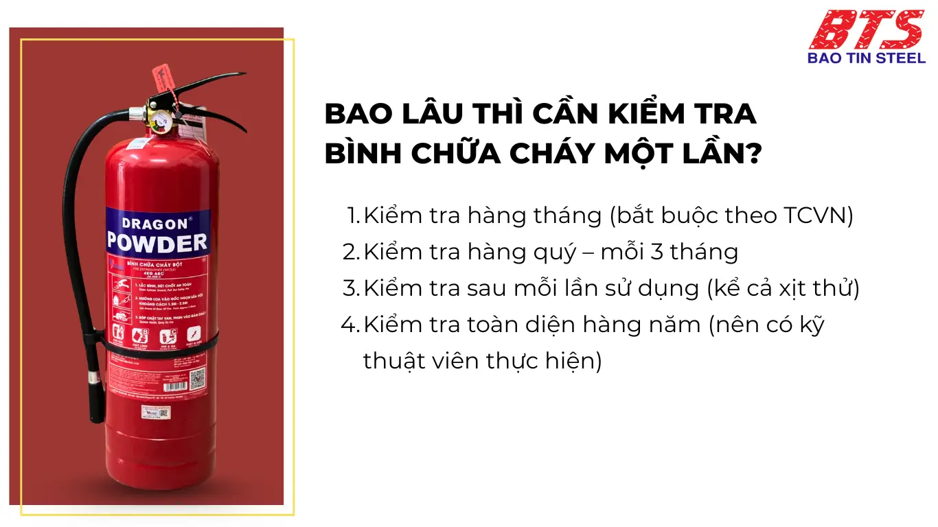 Lịch kiểm tra định kỳ