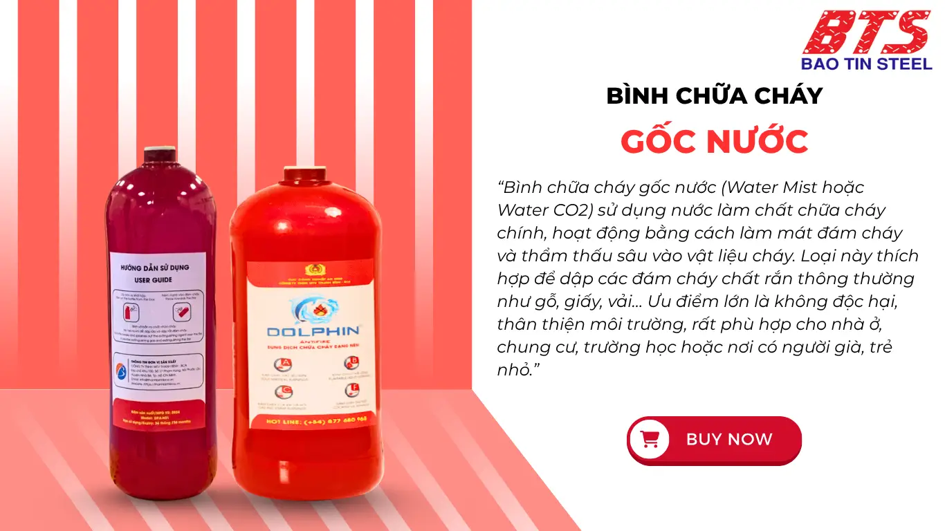 Bình chữa cháy gốc nước