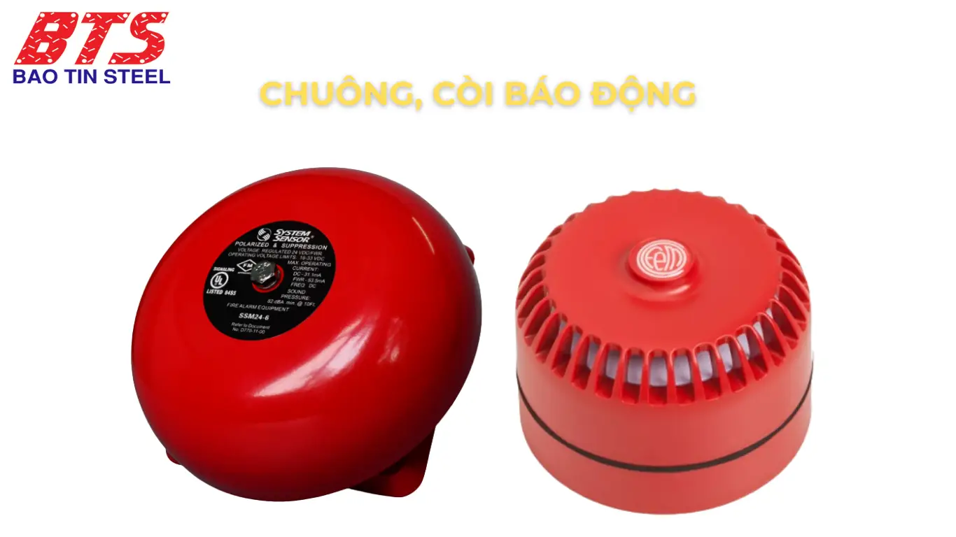 Các loại Chuông, còi báo cháy