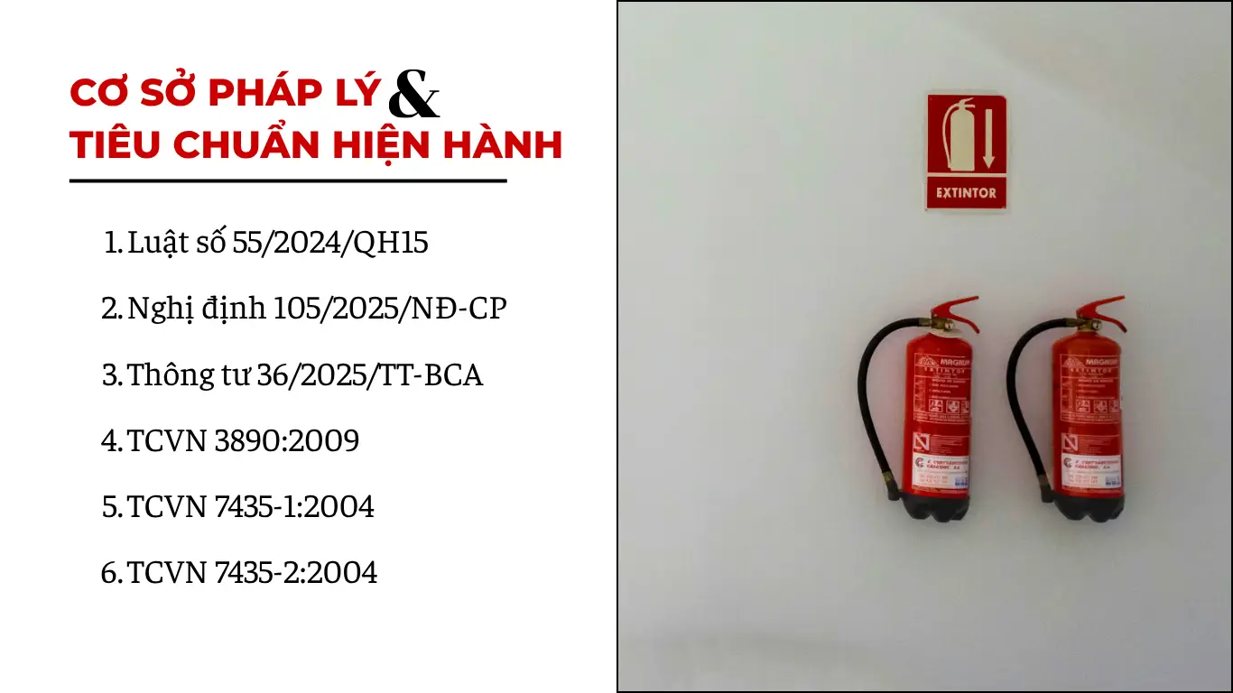 Cơ sở pháp lý và tiêu chuẩn hiện hành