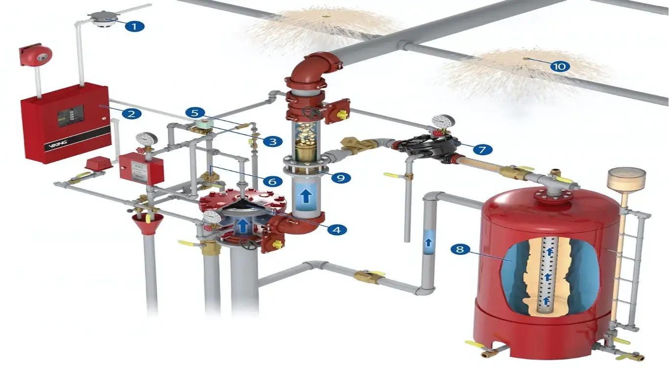 So sánh hệ thống chữa cháy tự động và bán tự động
