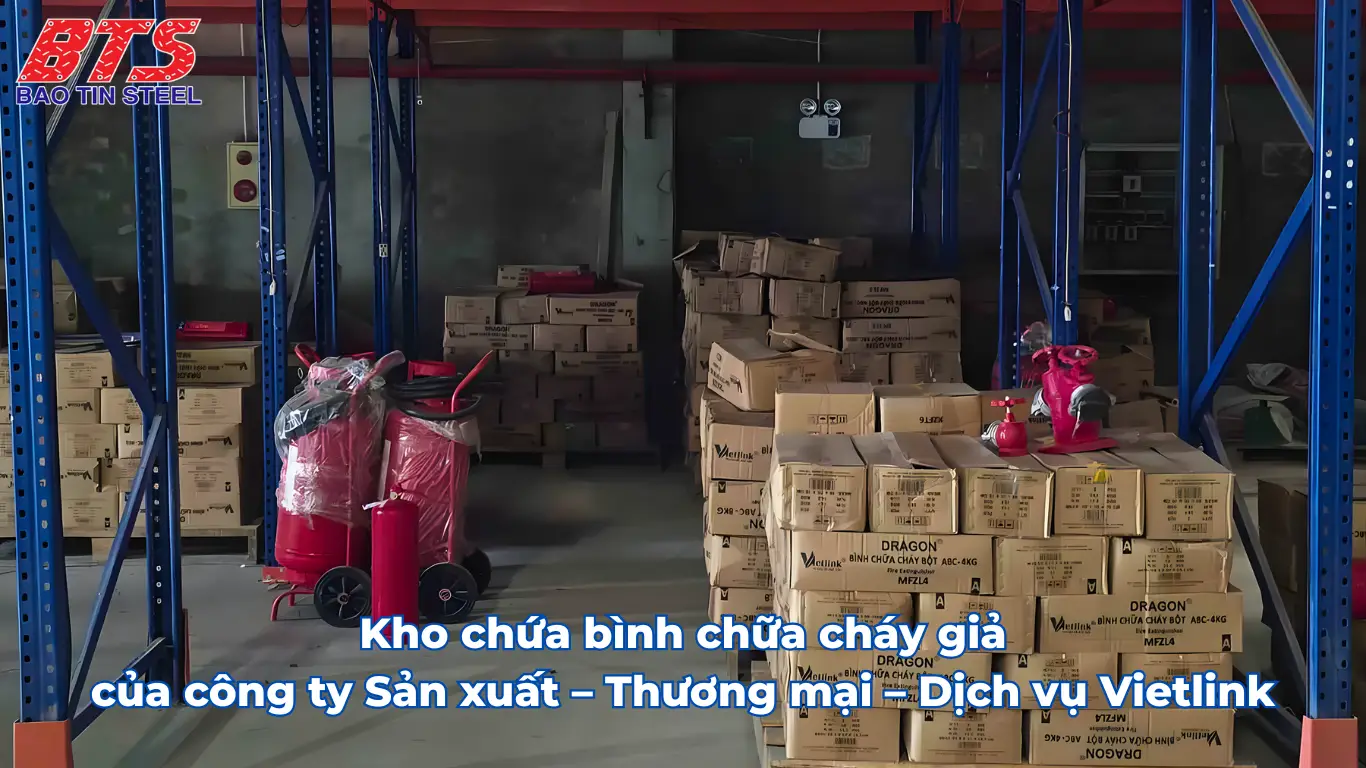 Kho bình chữa cháy giả hiệu Dragon của Vietlink